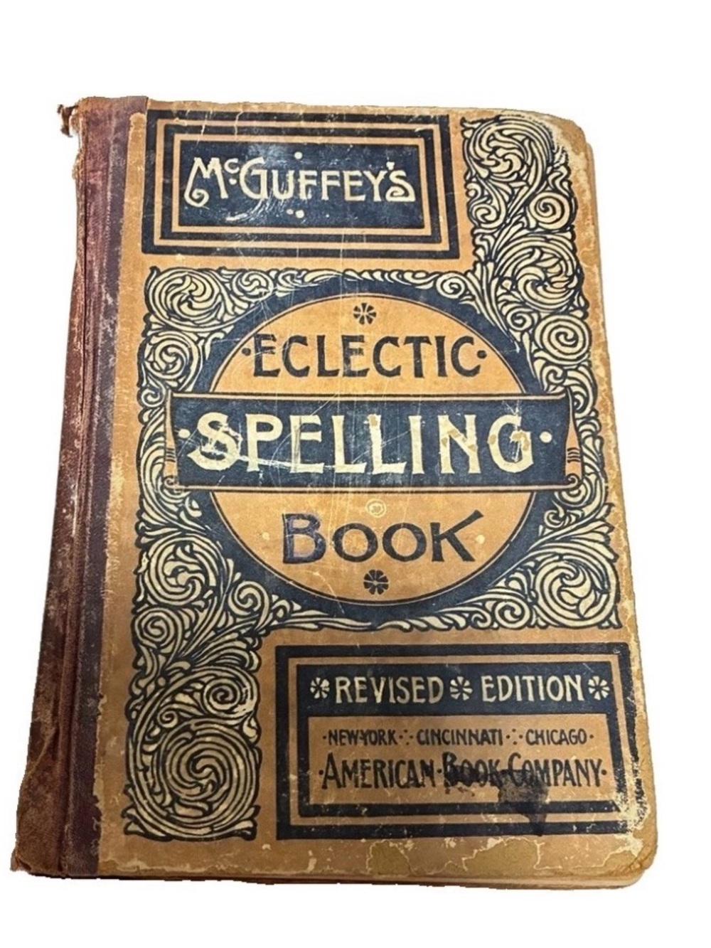 Vintage 1879 McGuffey's Eclectic Spelling Book Revised Edition By Van- Antwerp